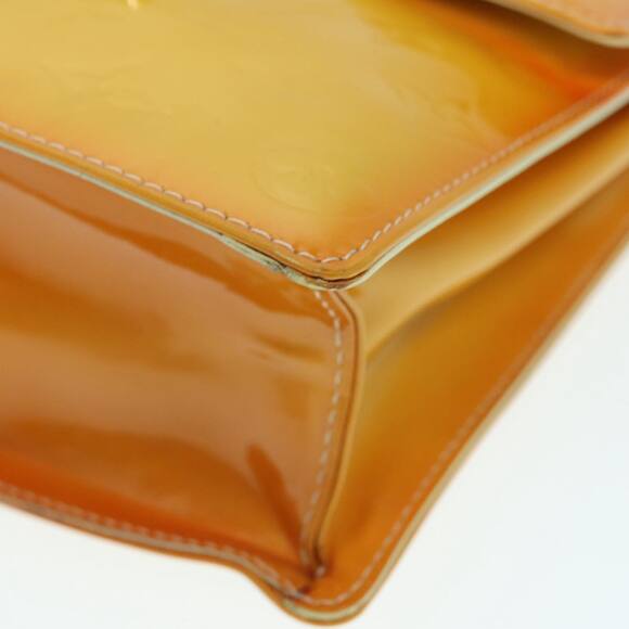 LOUIS VUITTON Monogram Vernis Spring Street Bag Lime Yellow M91068 - Picture 15 of 16